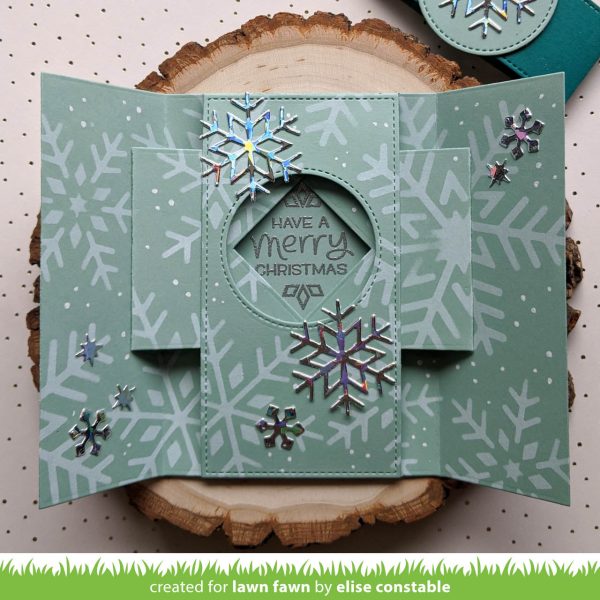 snowflake trio stencil Fashion - Image 5