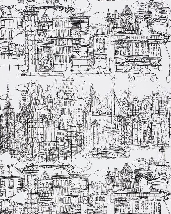 NEW YORK NEW YORK - BLACK ON WHITE Online - Image 3
